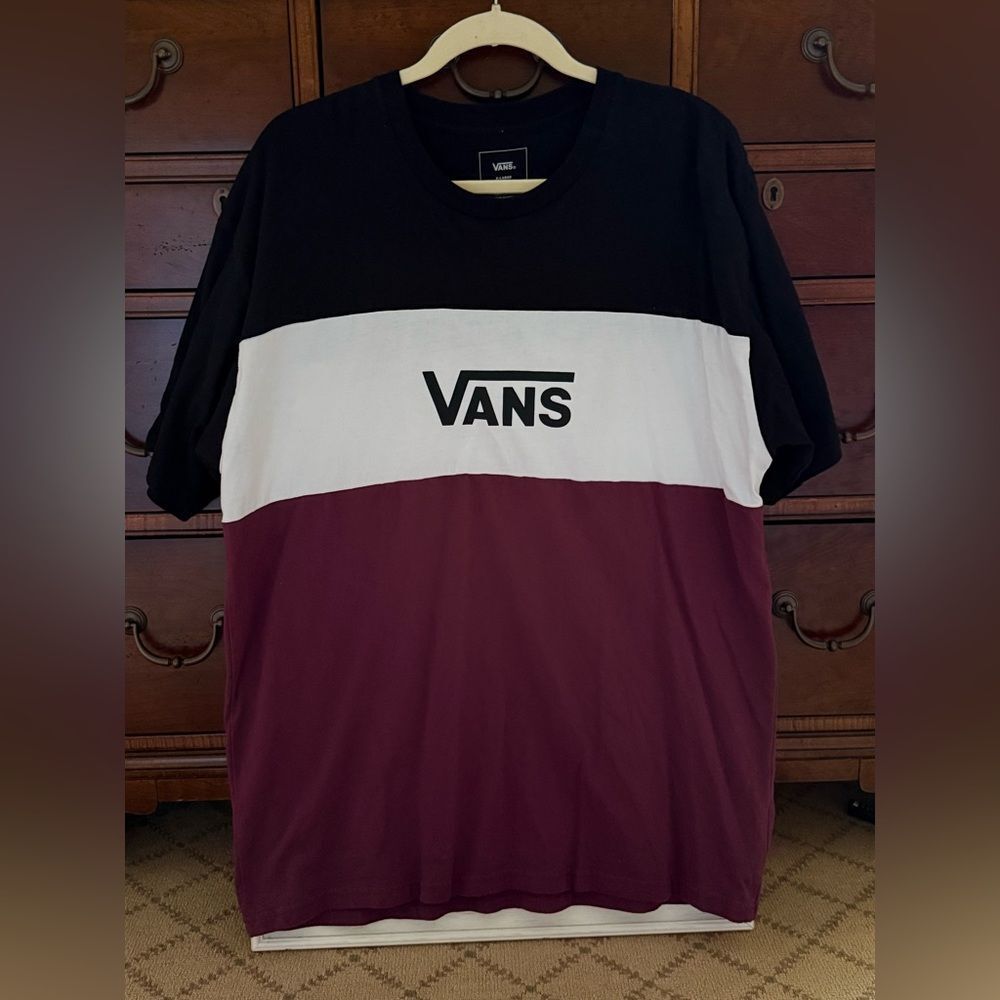 Vans Tri colored short sleeve T-shirt L